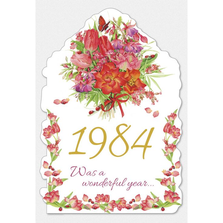1984 Year Of Birth Birthday Cards